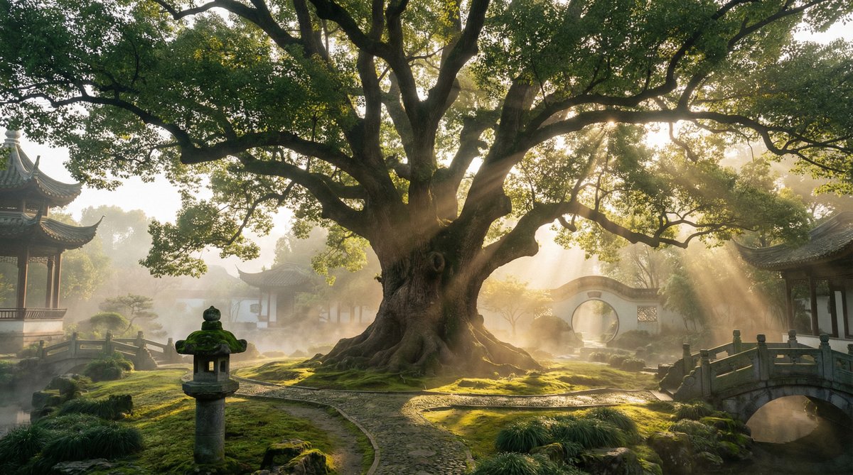 高清视频视频-千年古樟树